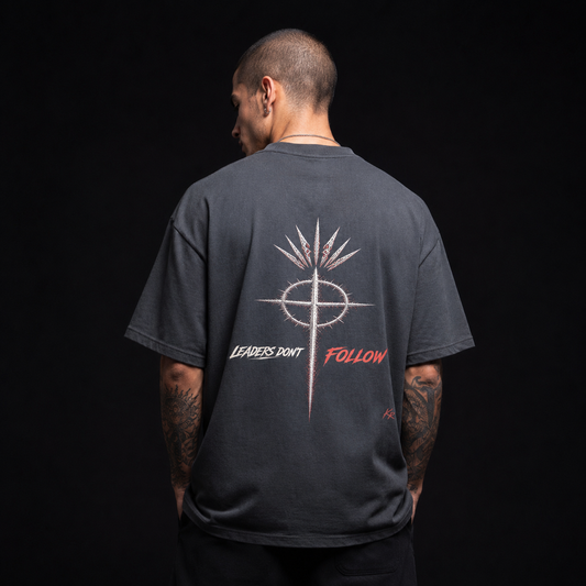 Stitched Identity Oversized Heavyweight Streetwear Tee