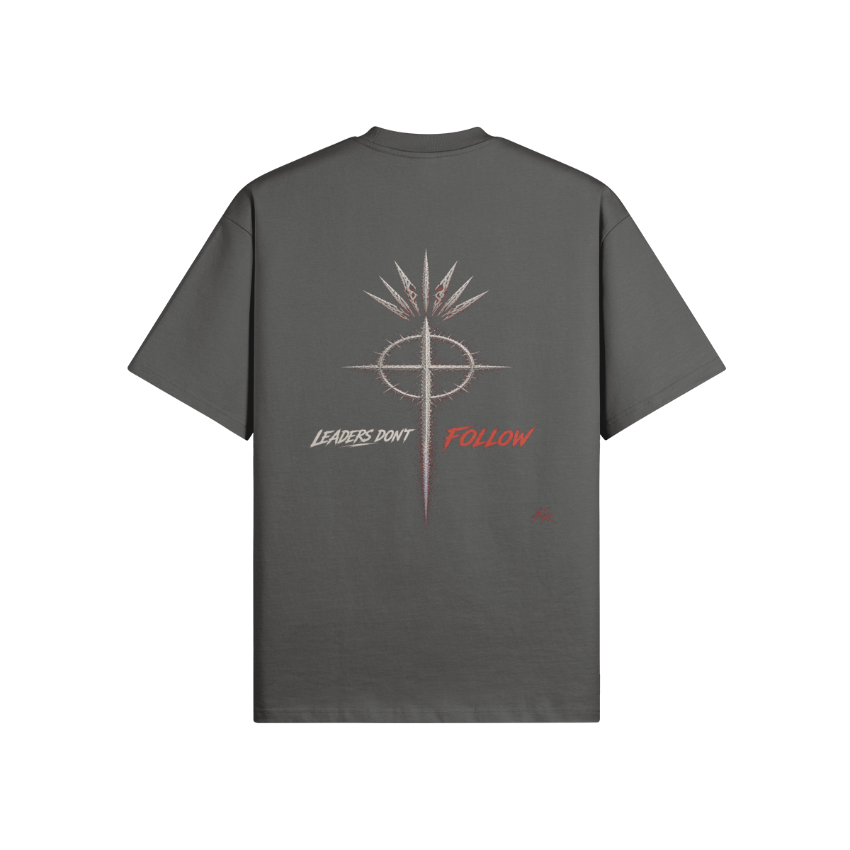 Stitched Identity Oversized Heavyweight Streetwear Tee