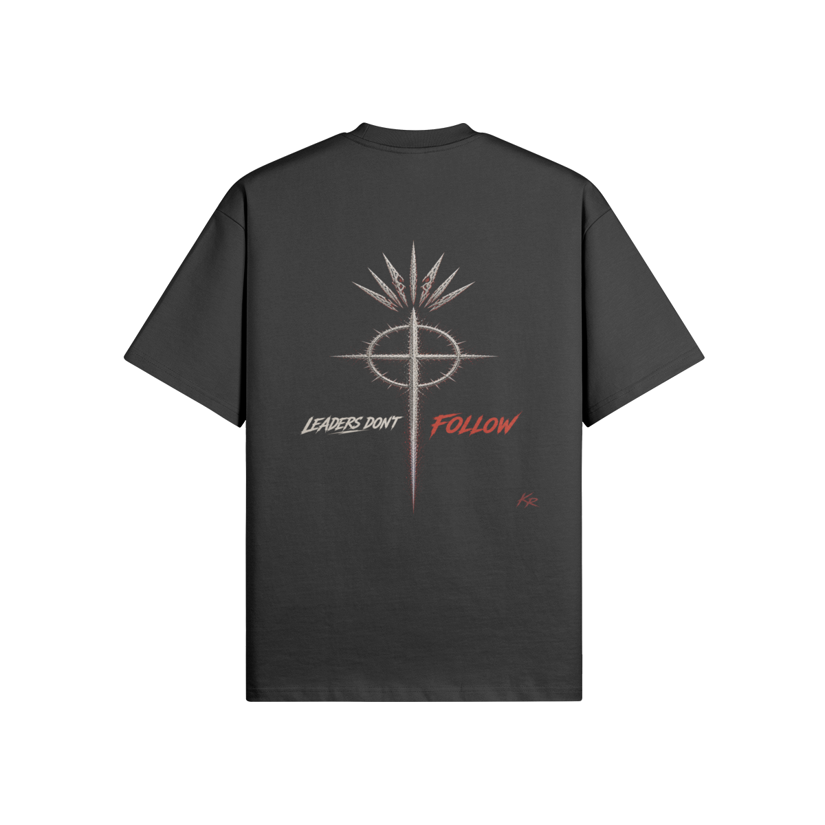 Stitched Identity Oversized Heavyweight Streetwear Tee