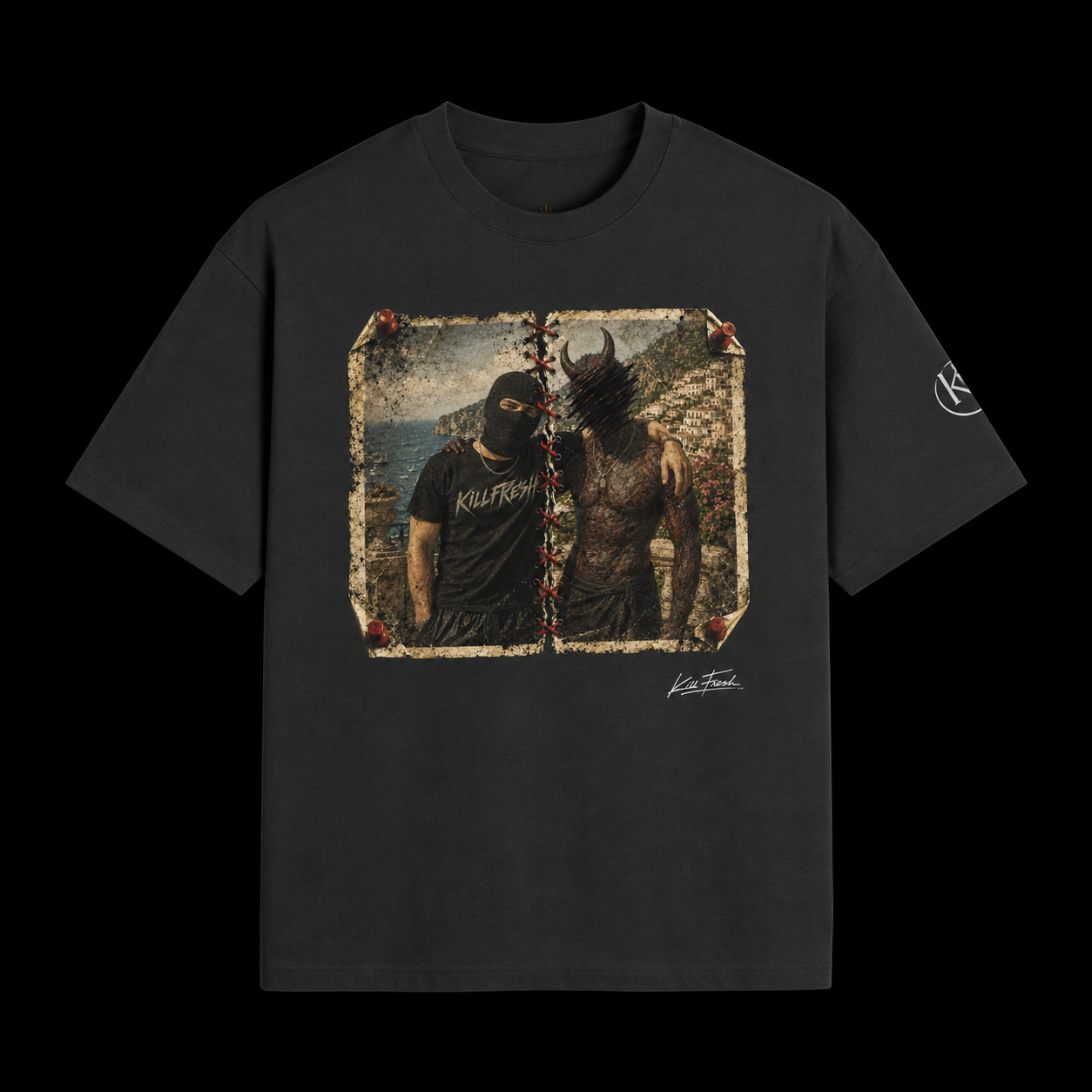 Conflicted Heavyweight Oversized Graphic Tee