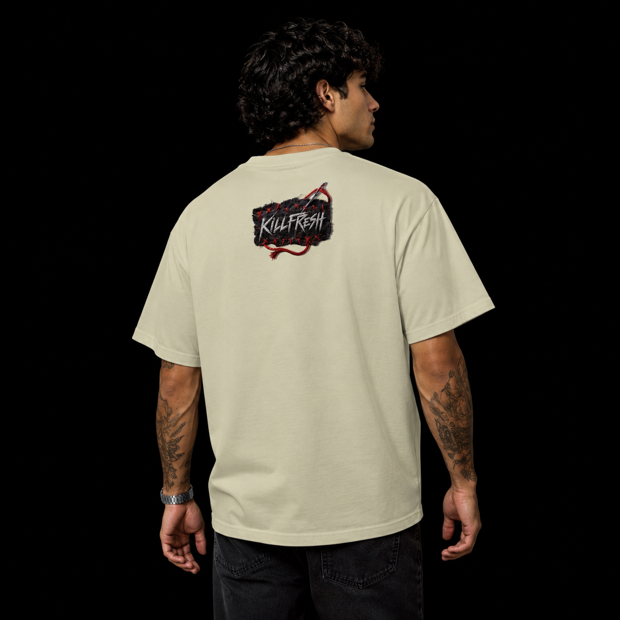 They Want You Programmed Heavyweight Oversized Graphic Tee