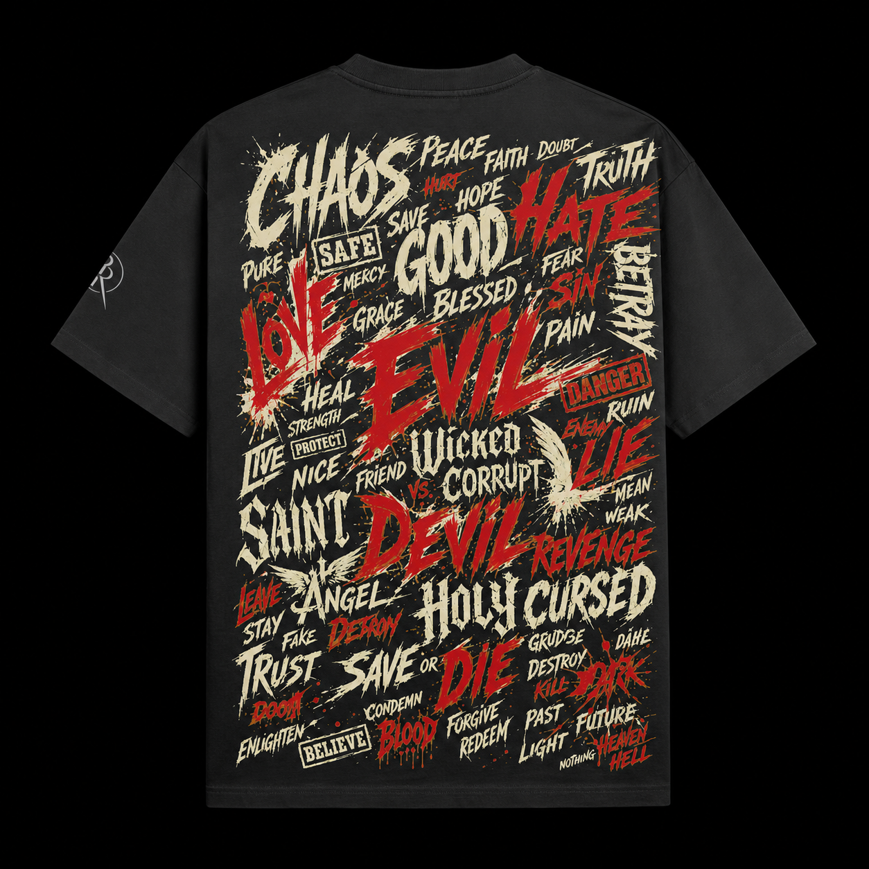 Conflicted Heavyweight Oversized Graphic Tee