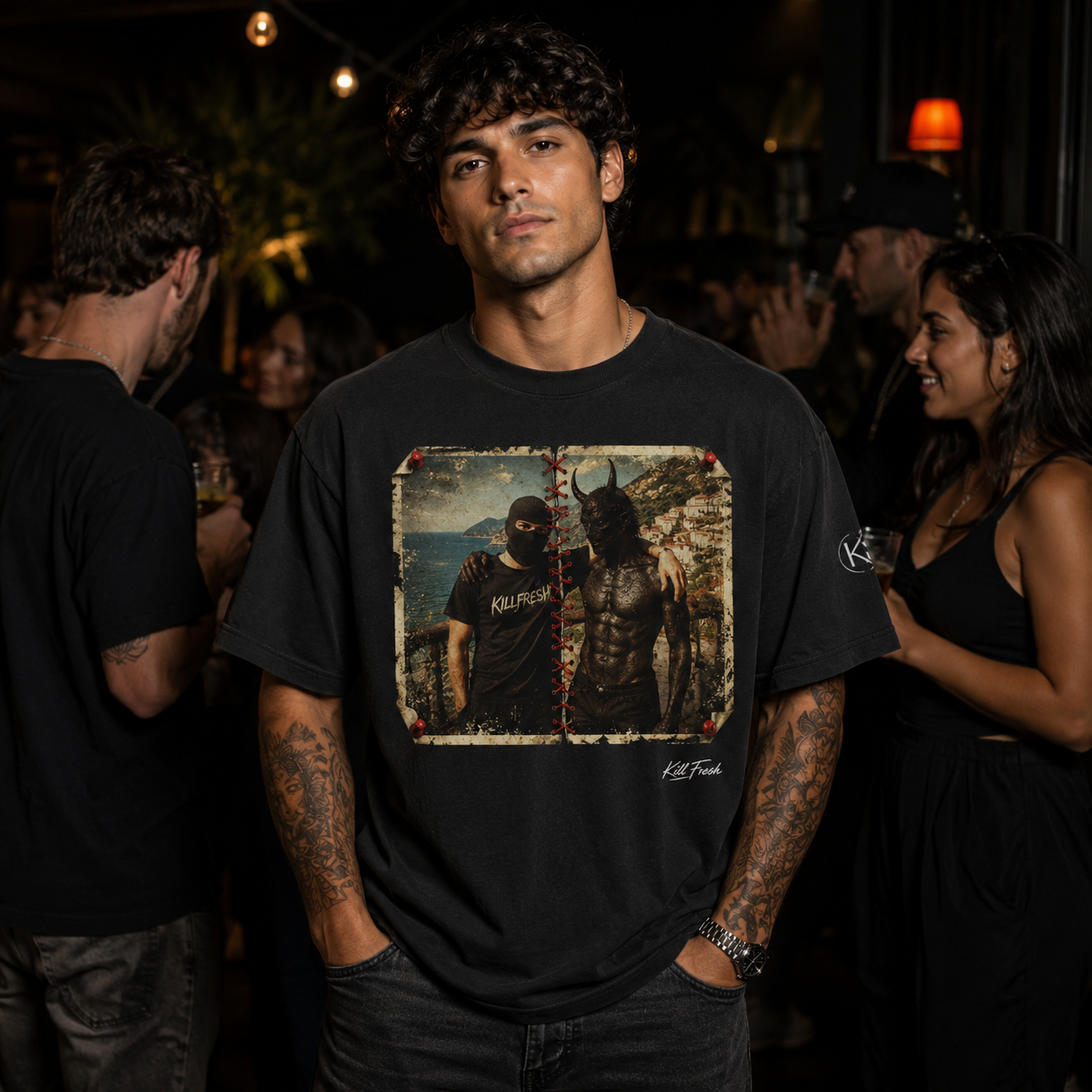 Conflicted Heavyweight Oversized Graphic Tee